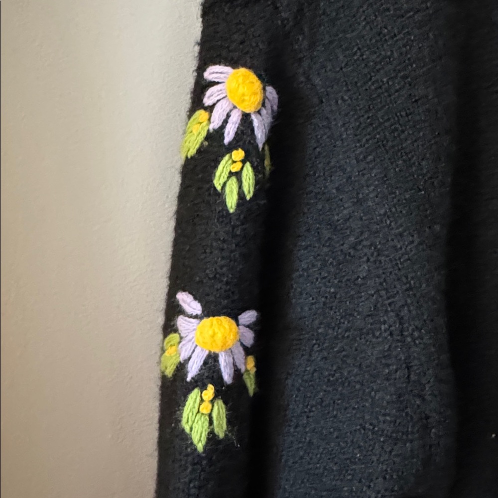 Zara Embroidered Knit Cardigan - Picture 4 of 6